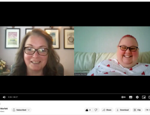 My Interview with Fellow Author Donna Morfett on YouTube